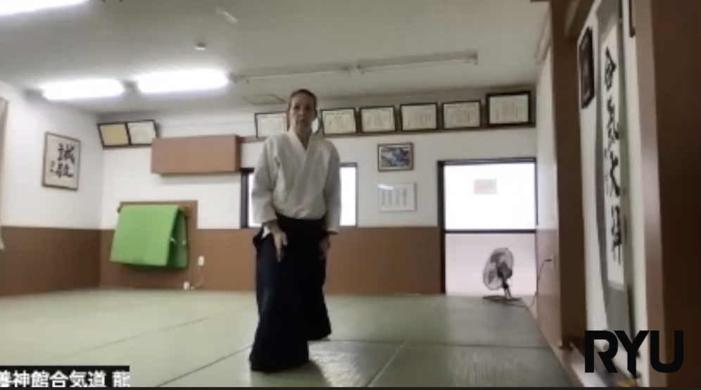 2023/6/23龍オンラインZOOM合気道　安藤ステファニー　RYU ONLINE ZOOM Aikido Classes　Stephanie Ando