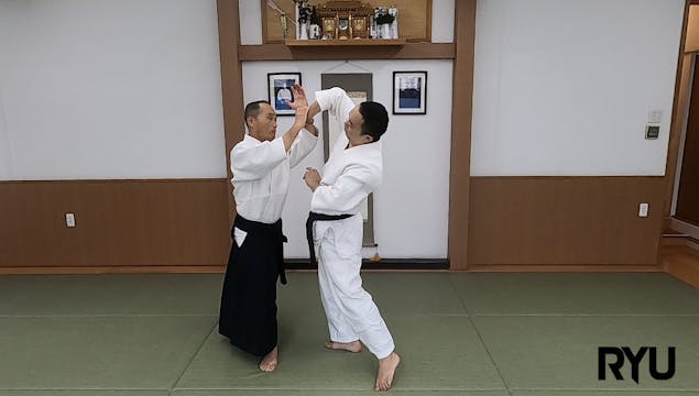 片手持ち一ヶ条抑え（一）Katate mochi ikkajo osae ...