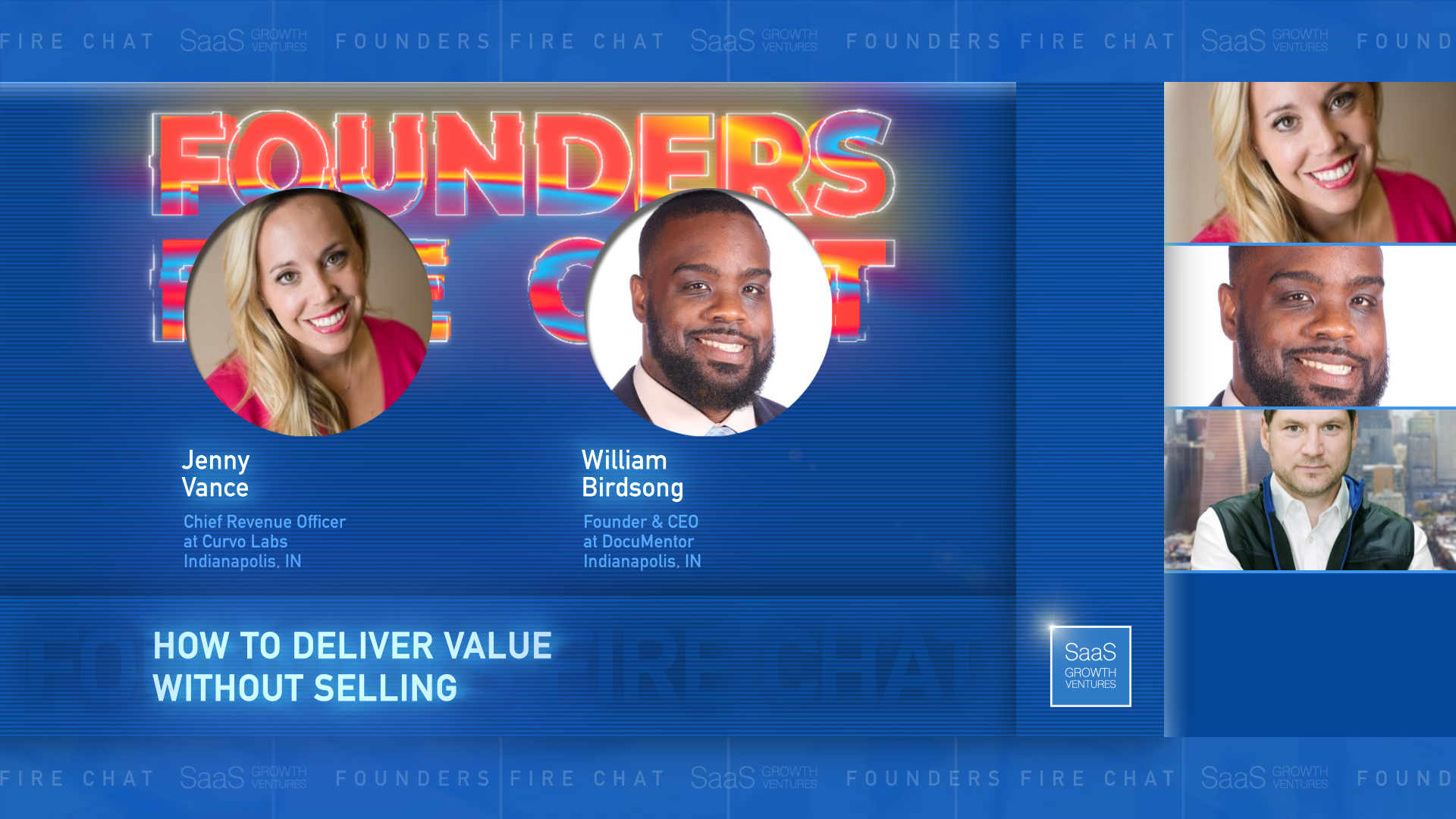 Founders Fire Chat 2: How To Deliver Value Without Selling