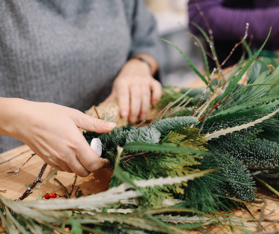 The guide to running a Christmas wreath workshop