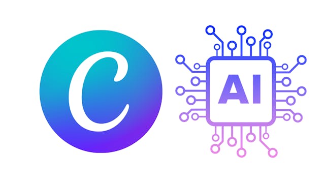 Using Ai with Canva magic write 