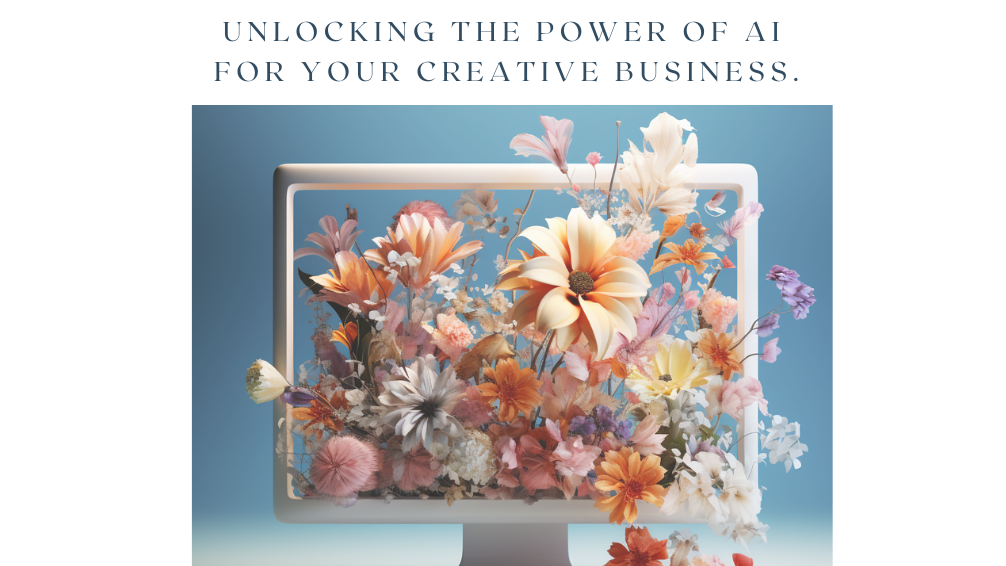 Mini guide to using  Artificial intelligence Ai in your creative business 