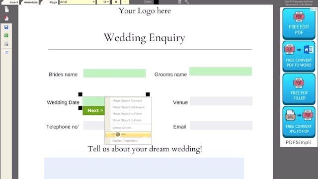How to make forms fillable 