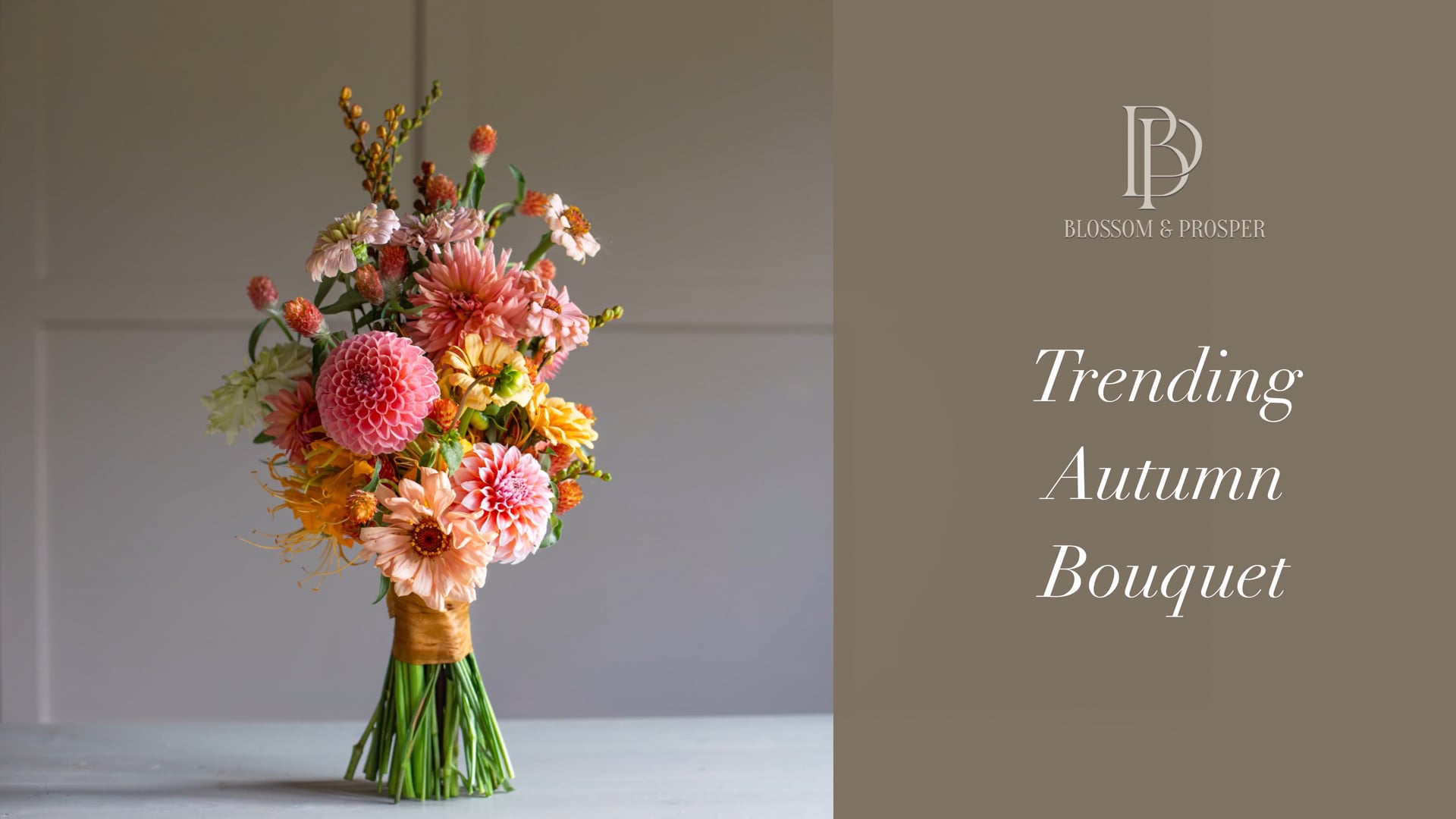 Trending autumn bouquet