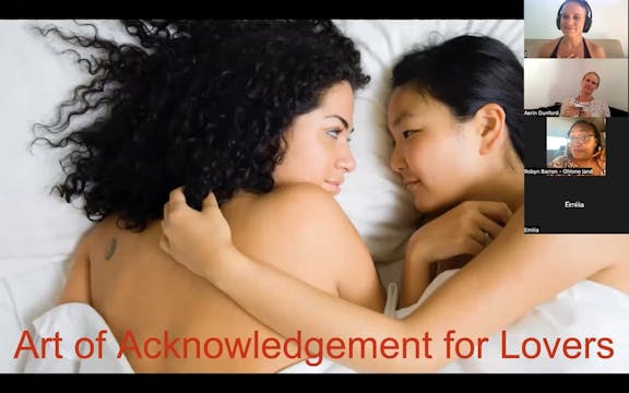 Art of Acknowledgement for Lovers