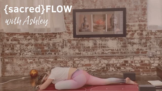{sacred}flow Intermediate with Ashley, 60 minute 