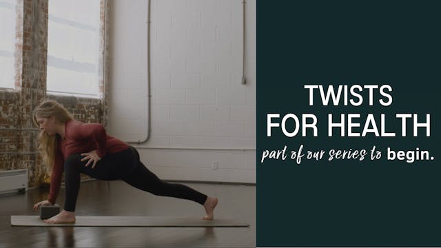 Twists for a Healthy Spine Tutorial