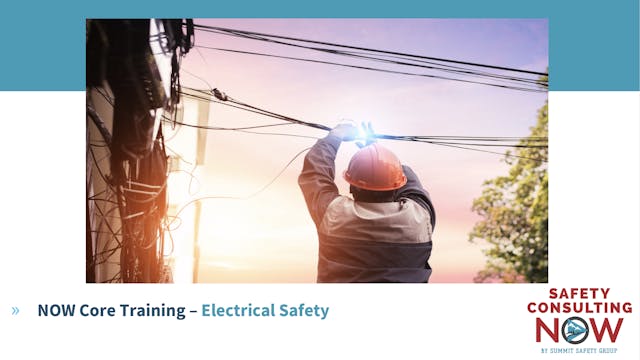 NOW Core Training - Electrical Safety