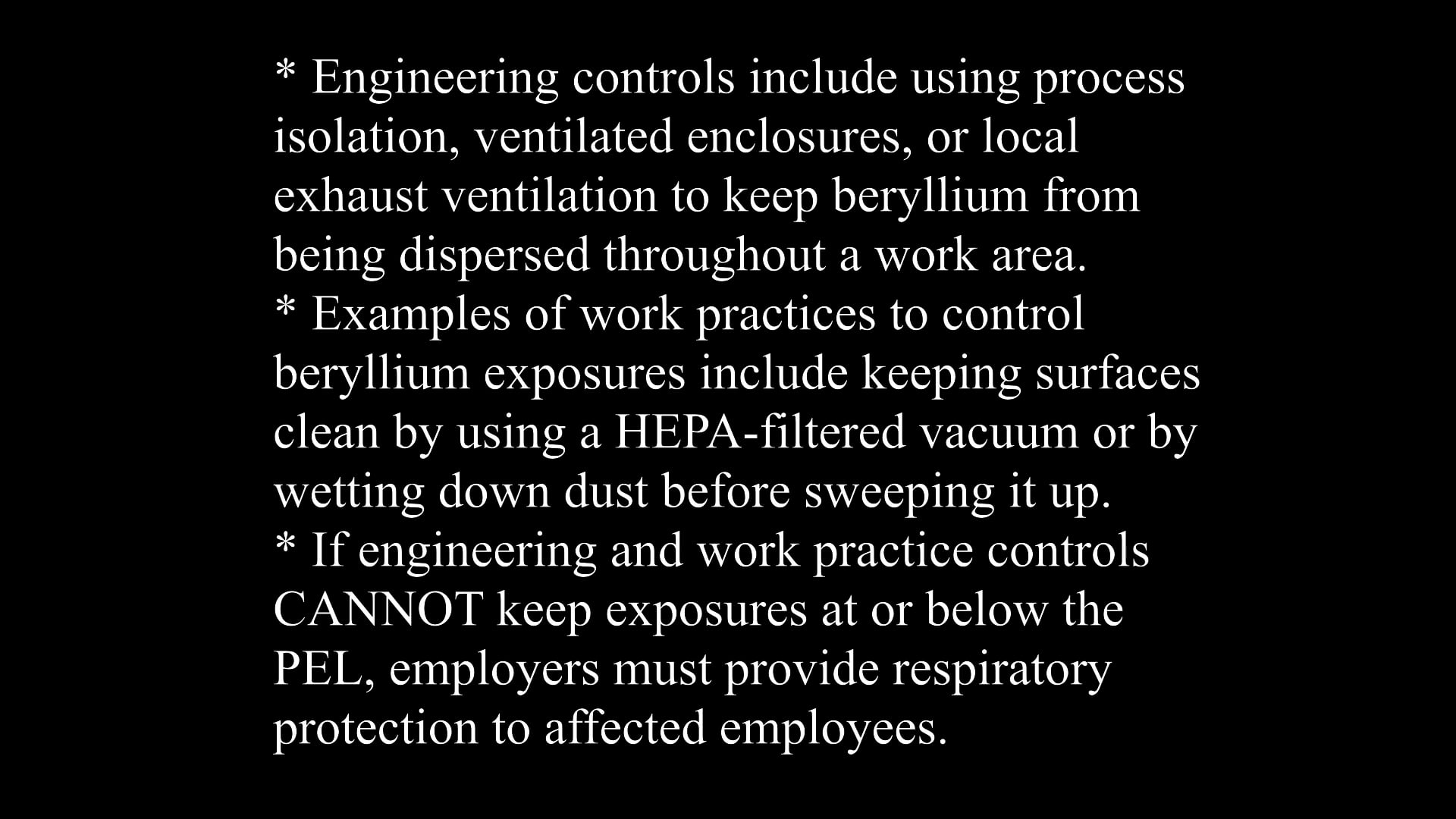 OSHA Law - OSHA's Final Ruling on Beryllium (Jan 2017)