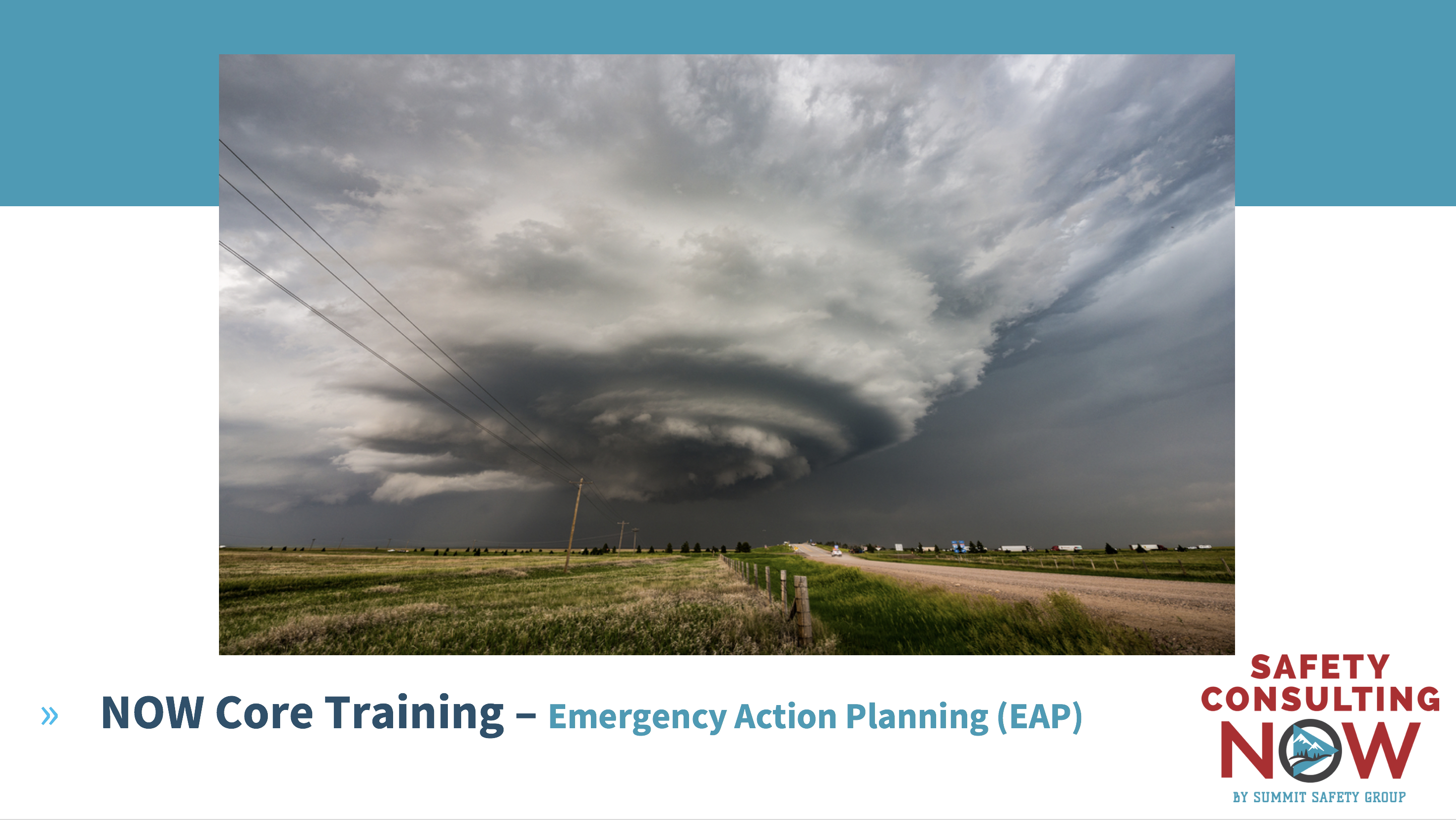 NOW Core Training - Emergency Action Planning (EAP)