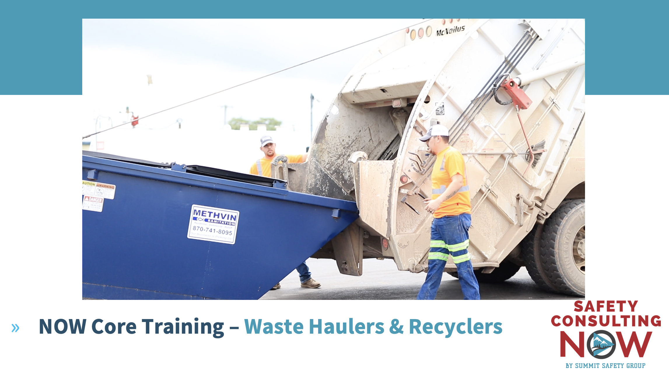 NOW Core Training - Waste Haulers & Recyclers
