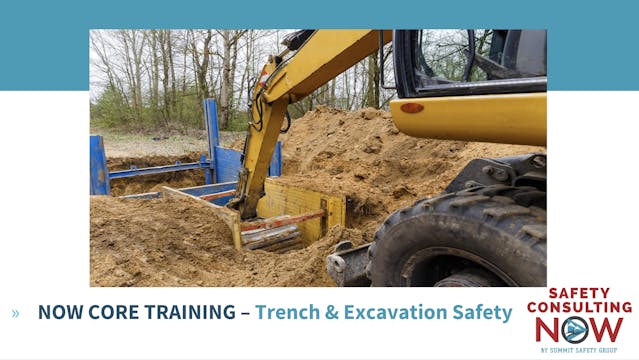 NOW Core Training - Trench & Excavati...
