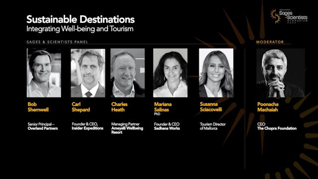 Sustainable Destinations - Integrating Well-being and Tourism