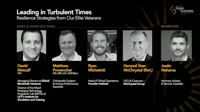 Leading in Turbulent Times - Resilience Strategies from Our Elite Veterans