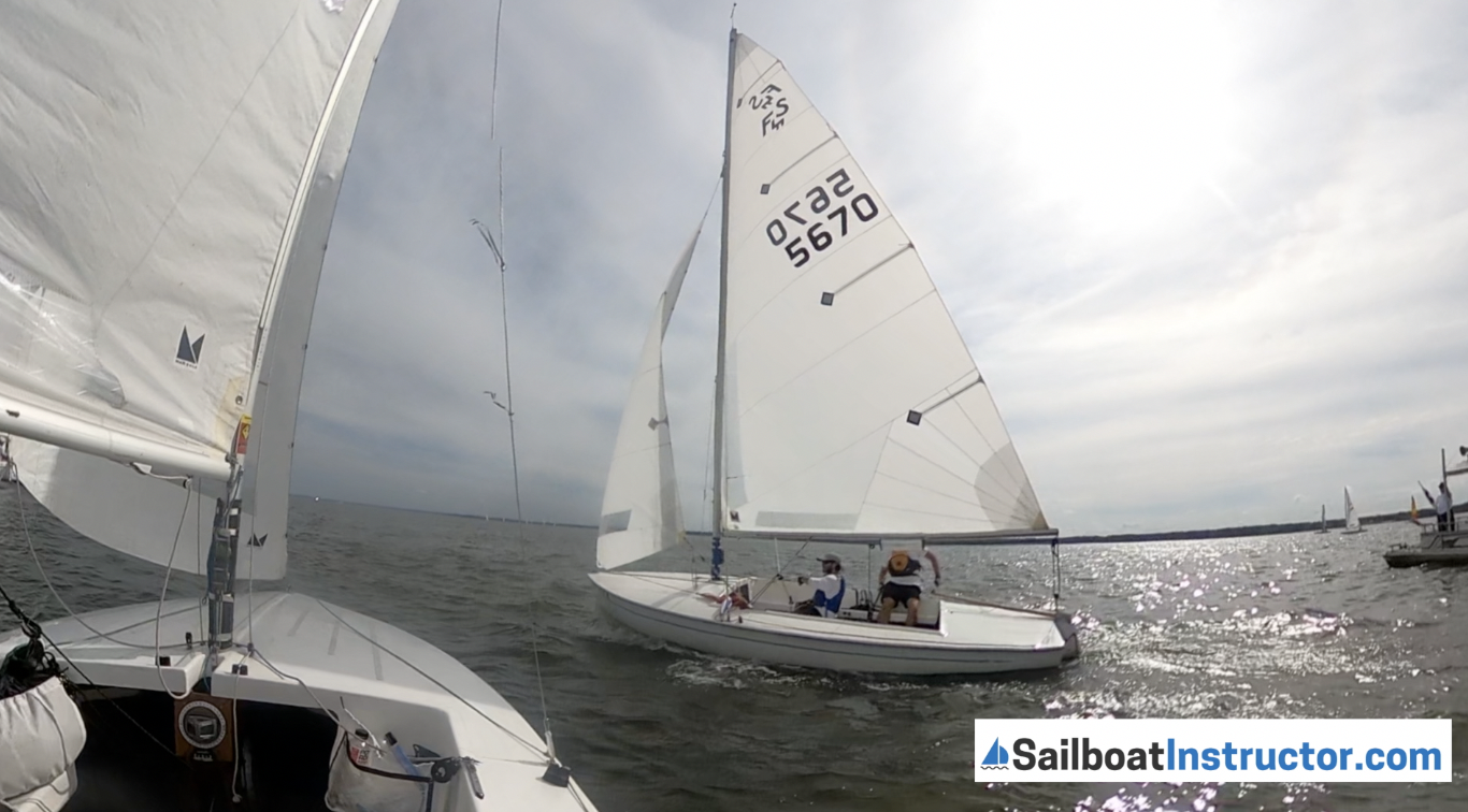 Port Tack Approach - Whale of a Sail 