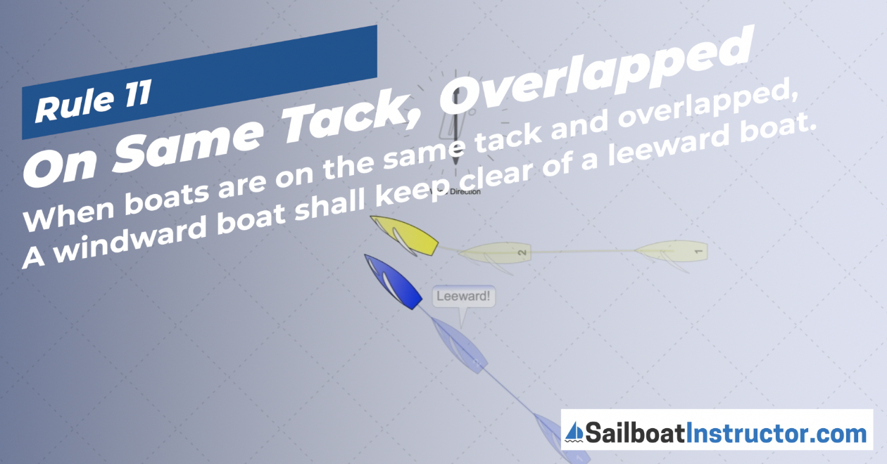 Rule 11 On Same Tack Overlapped