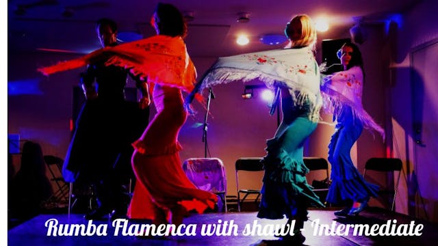 Rumba Flamenca with shawl - Intermediate