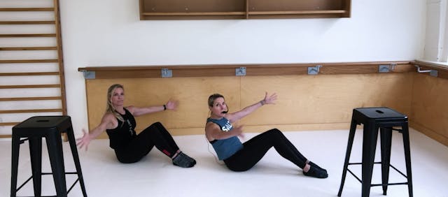 Barre Sweat 45 with Dana