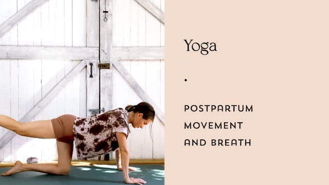 Postpartum Movement and Breath 