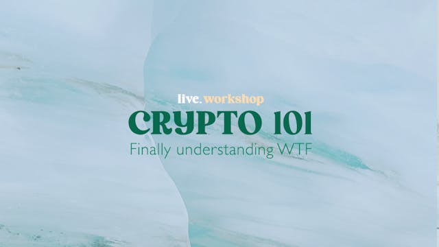 Crypto 101 Workshop - 75 min