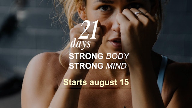 21-DAY CHALLENGE: Starts August 15
