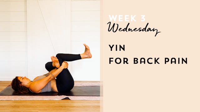 W3: Wednesday - Yin