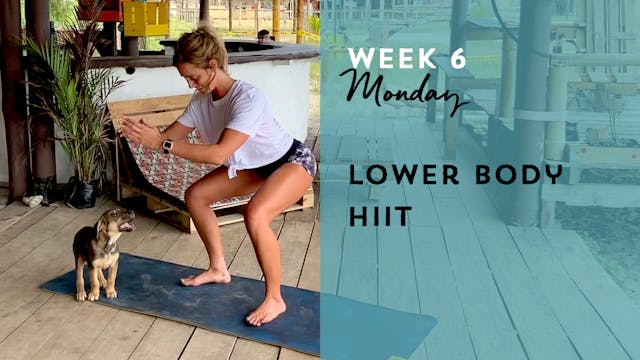 W6: Monday - Lower body HIIT