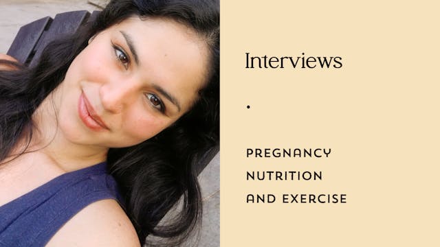 Pregnancy Nutrition and Exercise with...