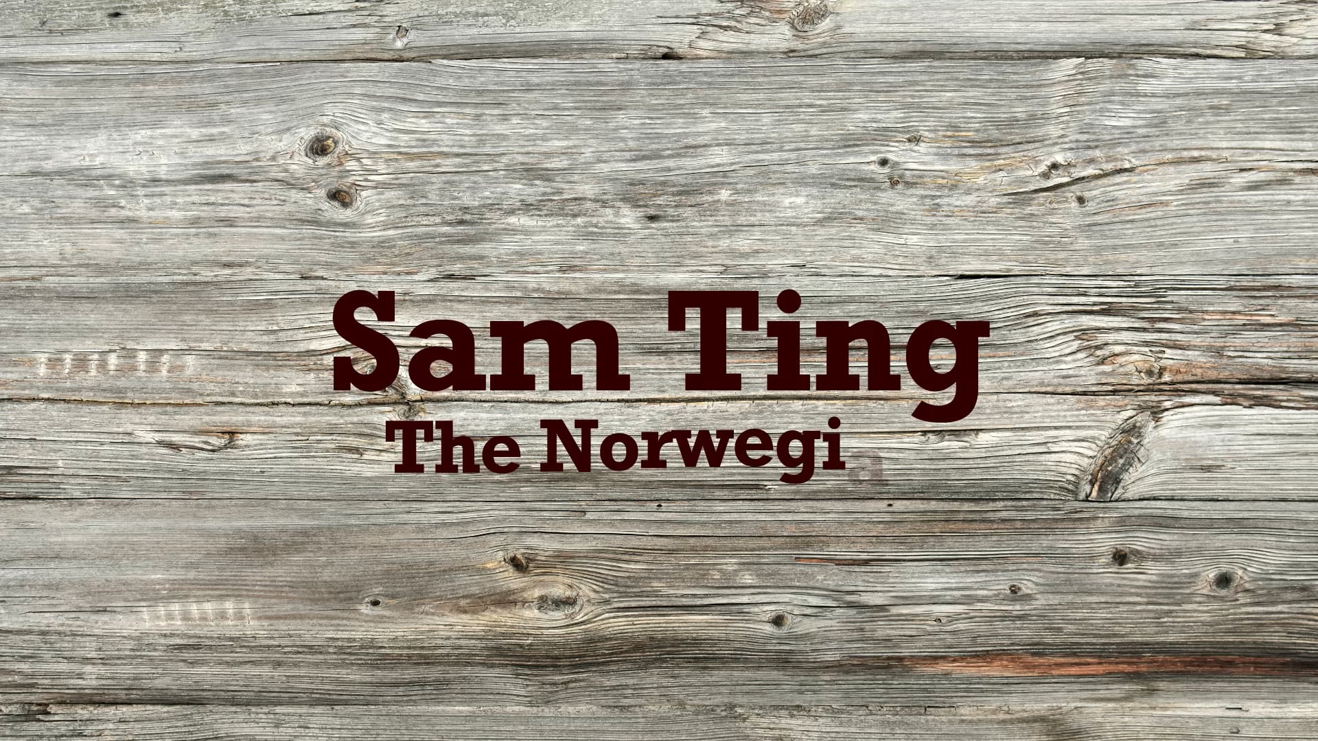 Sam Ting