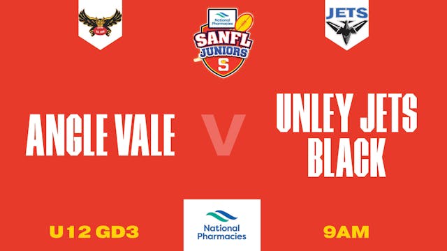 U12GD3 | Angle Vale V Unley Jets Black | Maughan Thiem Kia Oval