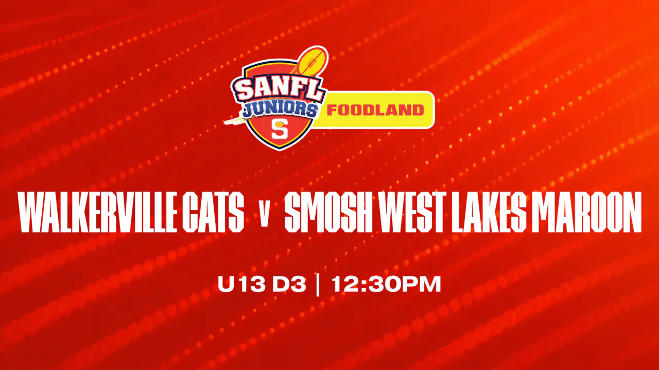 U13 D3 | Walkerville Cats v SMOSH West Lakes 2026