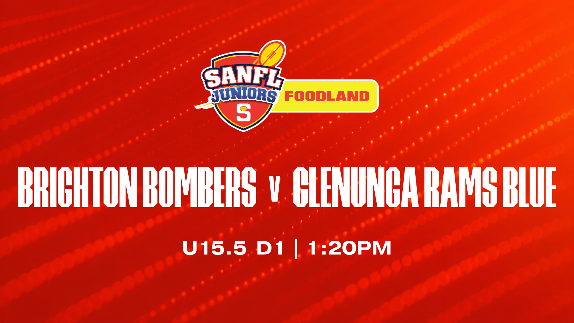 U15.5 D1 | Brighton Bombers v Glenunga Rams 2026