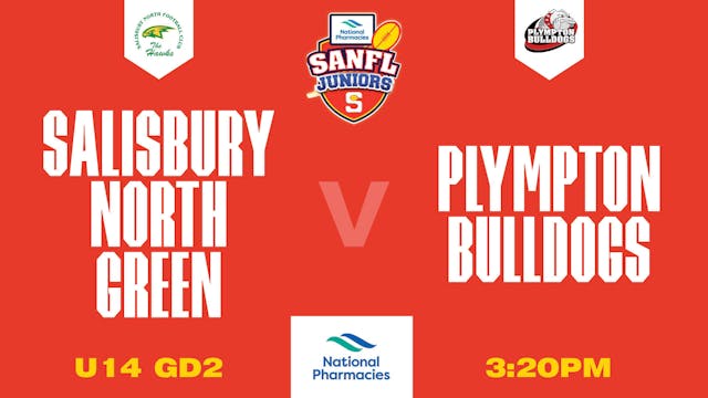 U14GD2 | Salisbury North Green V Plympton Bulldogs | Hisense Stadium