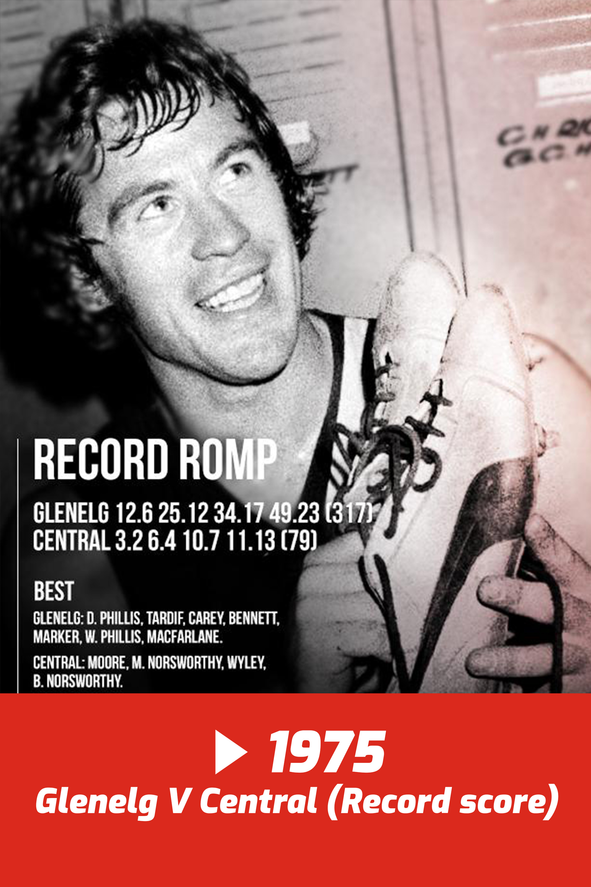 1975 Round 17 Glenelg V Central