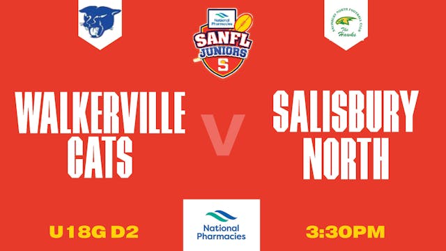 U18G D2 | Walkerville Cats V Salisbury North | Prospect Oval