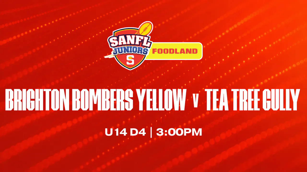 U14 D4 | Brighton Bombers v Tea Tree Gully 2026