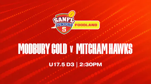 U17.5 D3 | Modbury Gold v Mitcham Hawks 2026