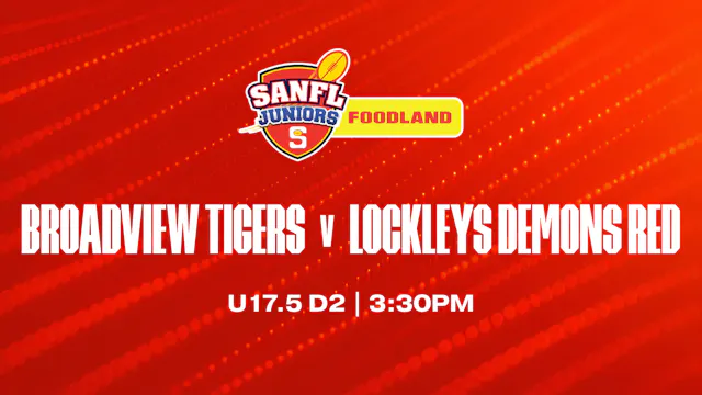 U17.5 D2 | Broadview Tigers v Lockleys Demons 2026