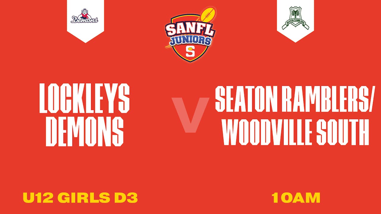 U12G D3 | Lockleys v Ramblers/Woodville South 2025