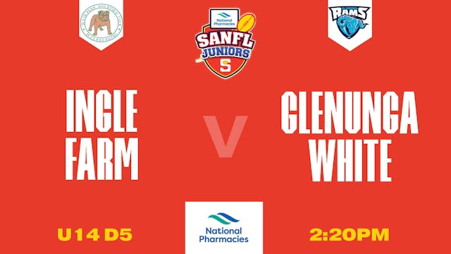 U14D5 | Ingle Farm	V Glenunga White