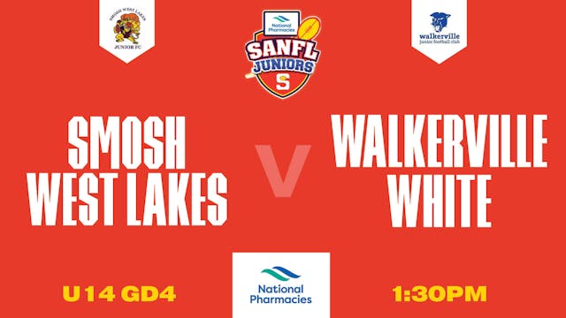 U14GD4 | SMOSH West Lakes V Walkerville White | Hisesne Stadium