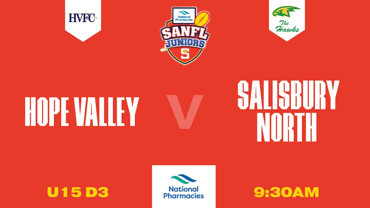 U15D3 | Hope Valley V Salisbury North