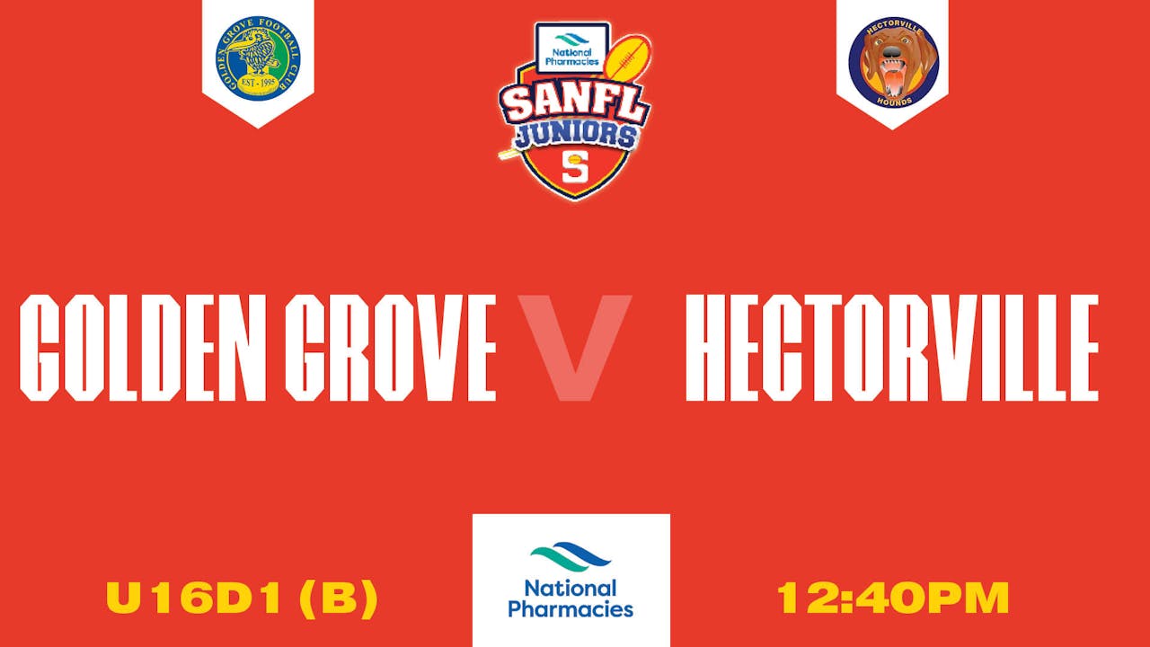 U16D1 (B) | Golden Grove V Hectorville