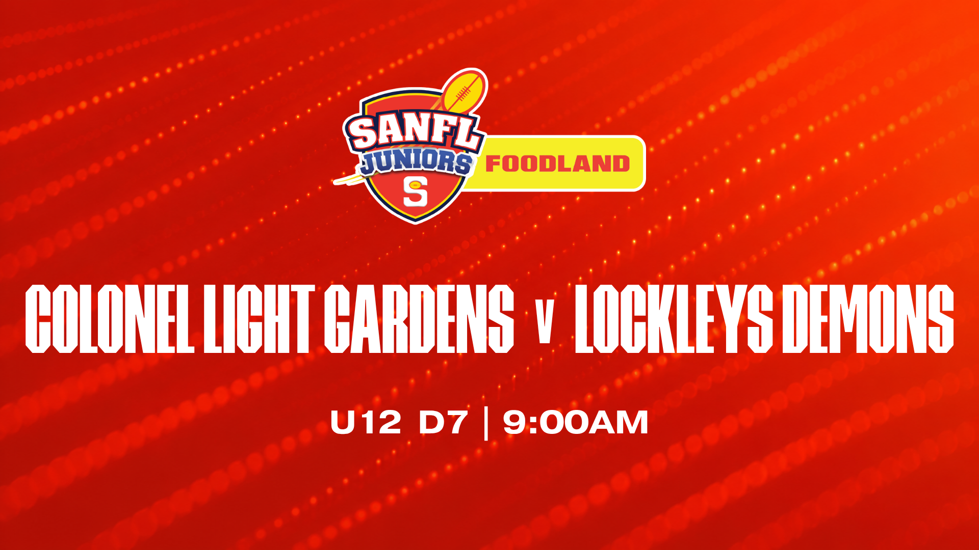 U12 D7 | Colonel Light v Lockleys Demons 2026