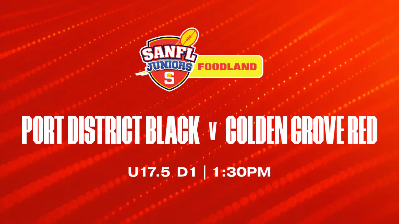 U17.5 D1 | Port District Black v Golden Grove 2026