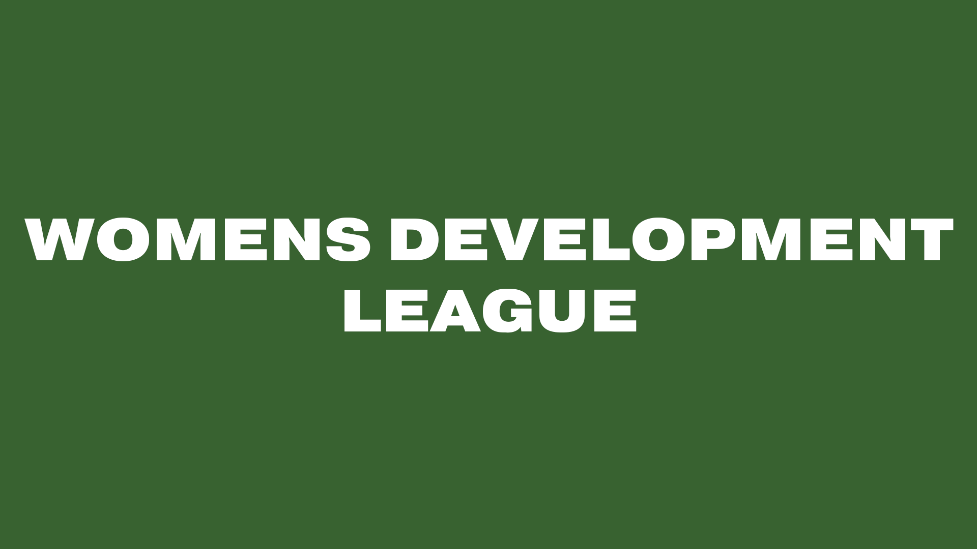2024 Women's Development League
