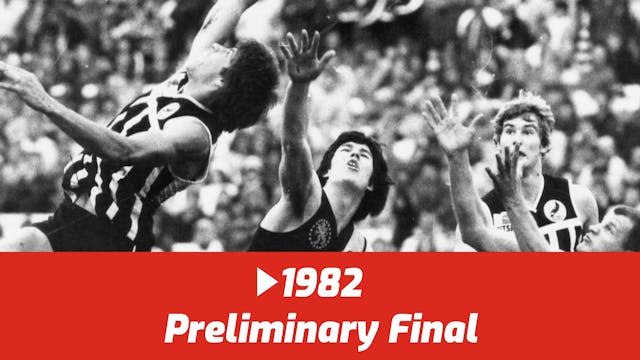 1982 Preliminary Final Glenelg v Port