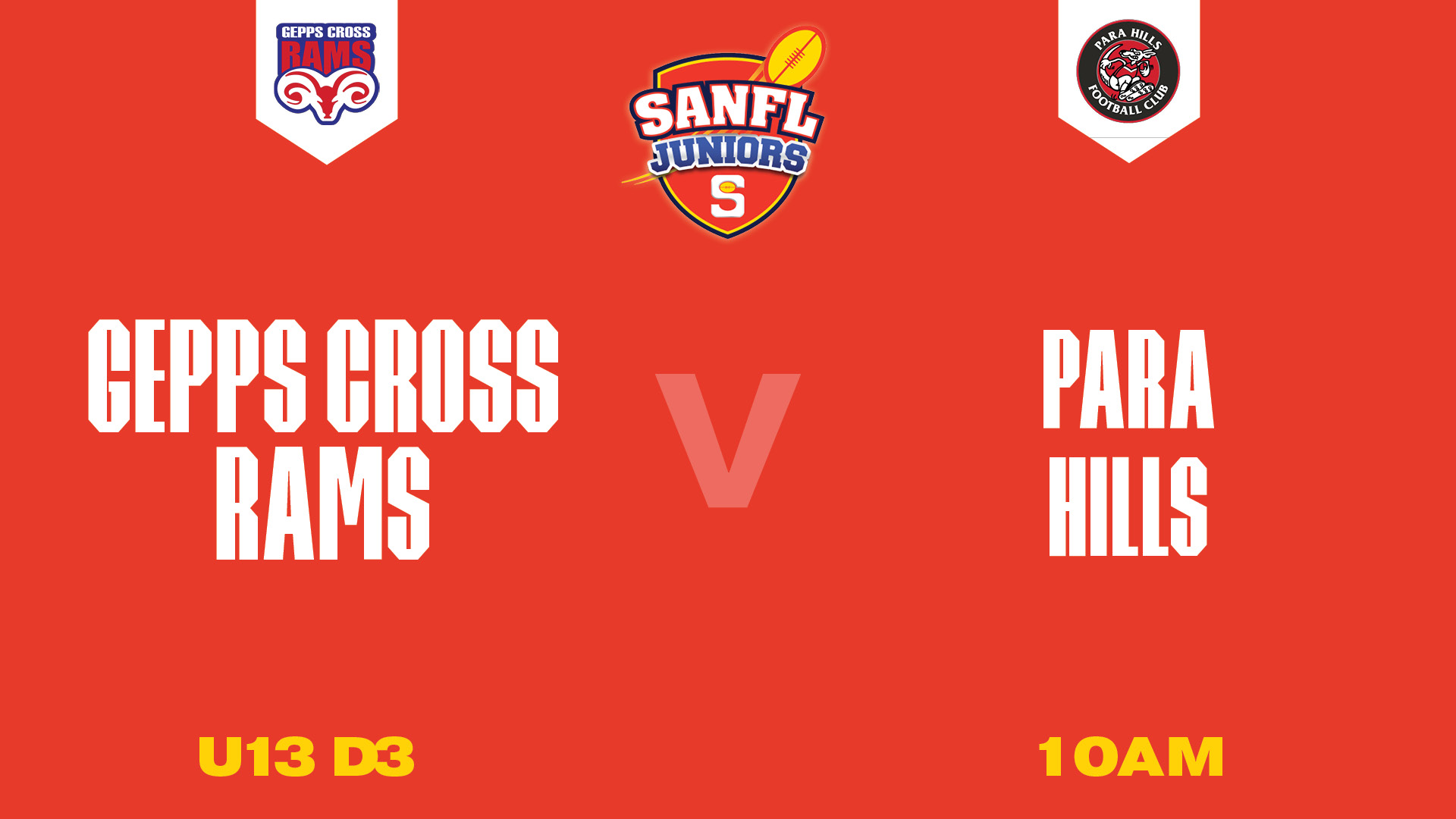 U13 D3 | Gepps Cross Rams v Para Hills 2025