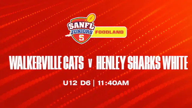 U12 D6 | Walkerville Cats v Henley Sharks 2026