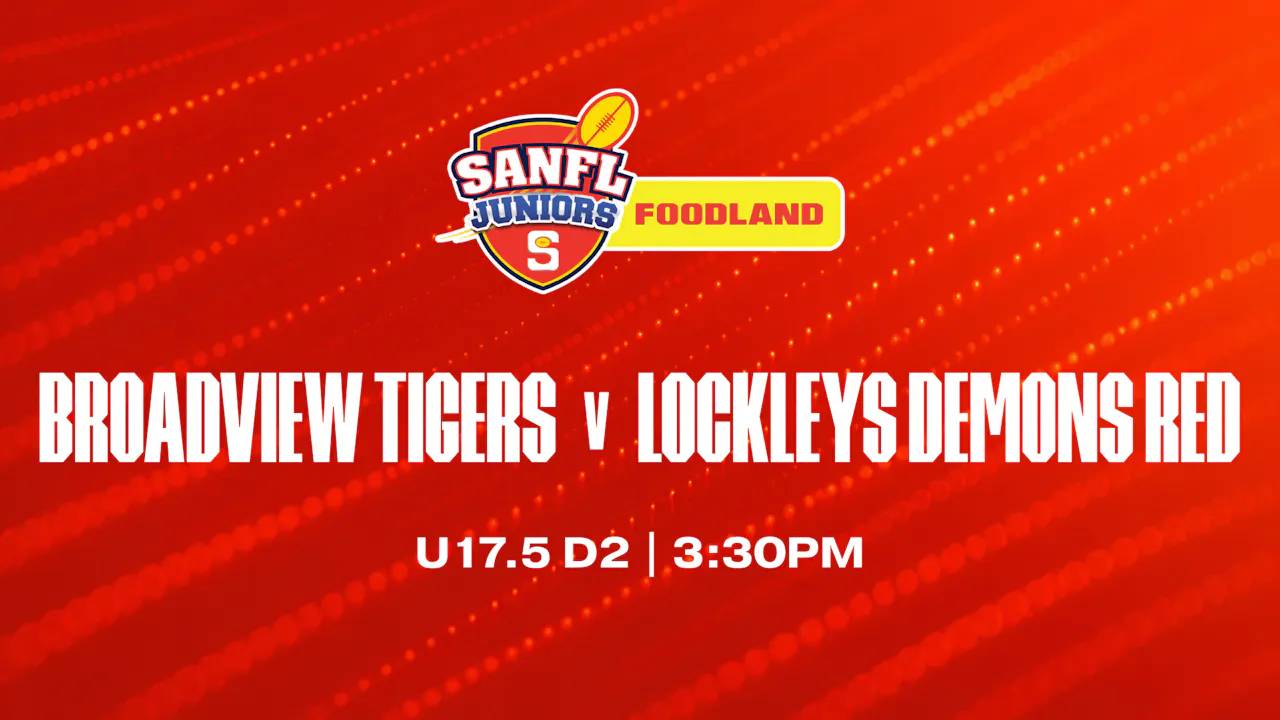 U17.5 D2 | Broadview Tigers v Lockleys Demons 2026